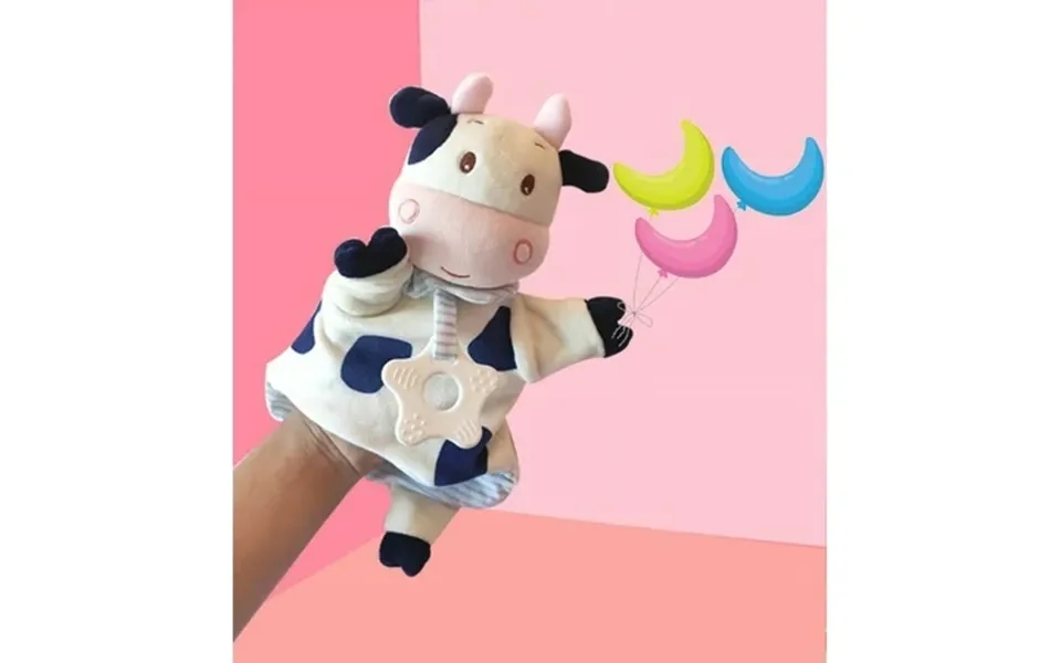 Animal Hand Puppets Role-play Preschool Educational Toys For Baby And Toddler - Cow