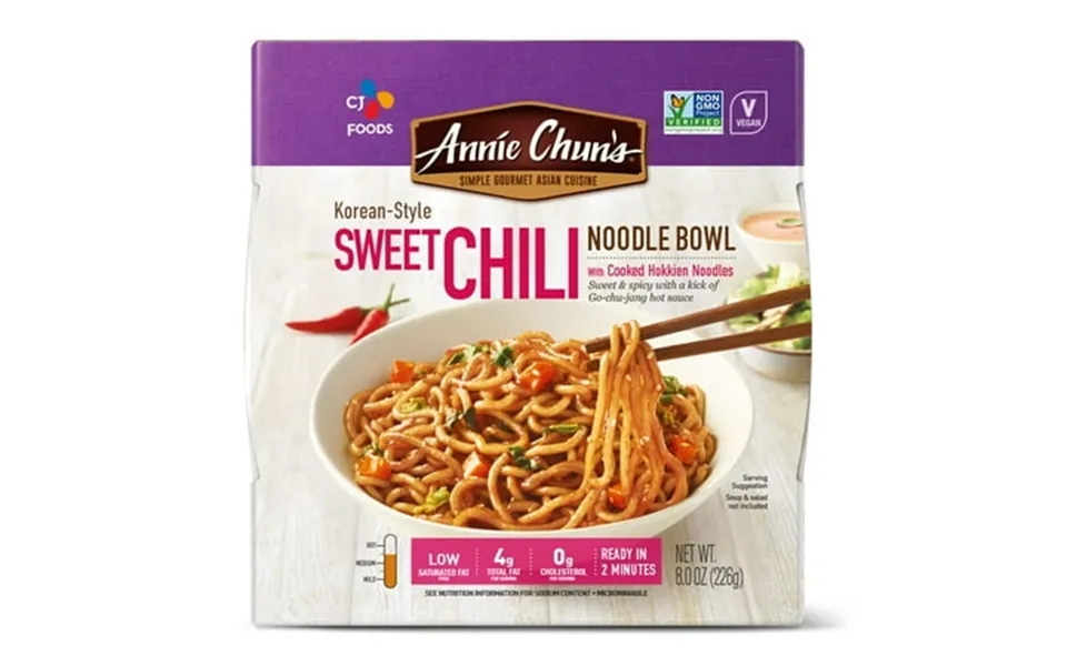 Annie Chun S Noodle Bowl Korean-style Sweet Chili Vegan Non Gmo 8 Ounce Pack Of 6