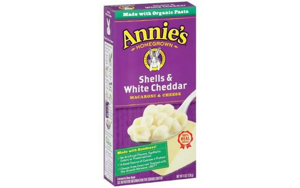 Annie S Shells & White Cheddar Macaroni & Cheese Pack Of 48