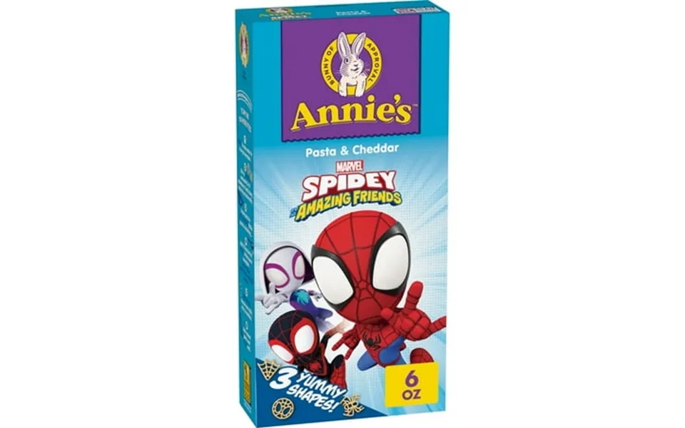 Annie S Spidey Shapes Cheddar Mac And Cheese - 6oz