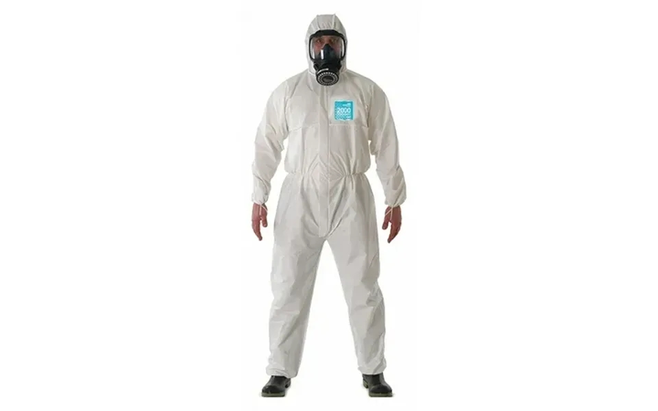 Ansell Hooded Coveralls White M Elastic Pk25 Wh20-b-92-111-03