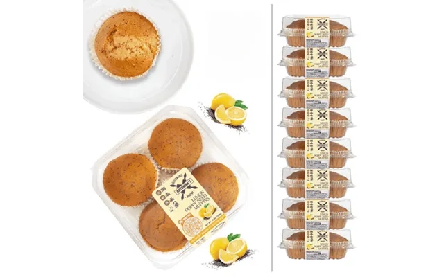 Antonina S Gluten-free Lemon Poppy Seed Muffins Certified Gluten-free Nut Free Peanut Free Soy Free Eight 4-packs 32 Muf product image