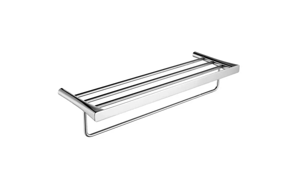 Anzzi Caster 3 Series 25.13 X 8.38 In. Towel Rack In Polished Chrome Finish