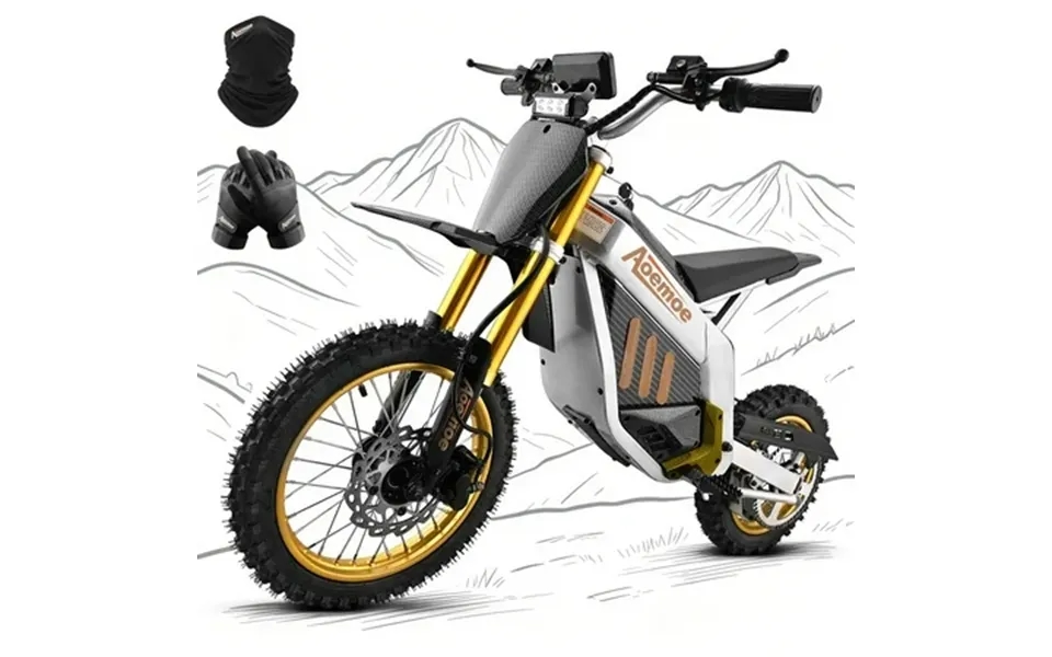 Aoemoe 48v 3000w Peak Power Electric Dirt Bike For Teens 42mph 40km Range Off-road Li-battery