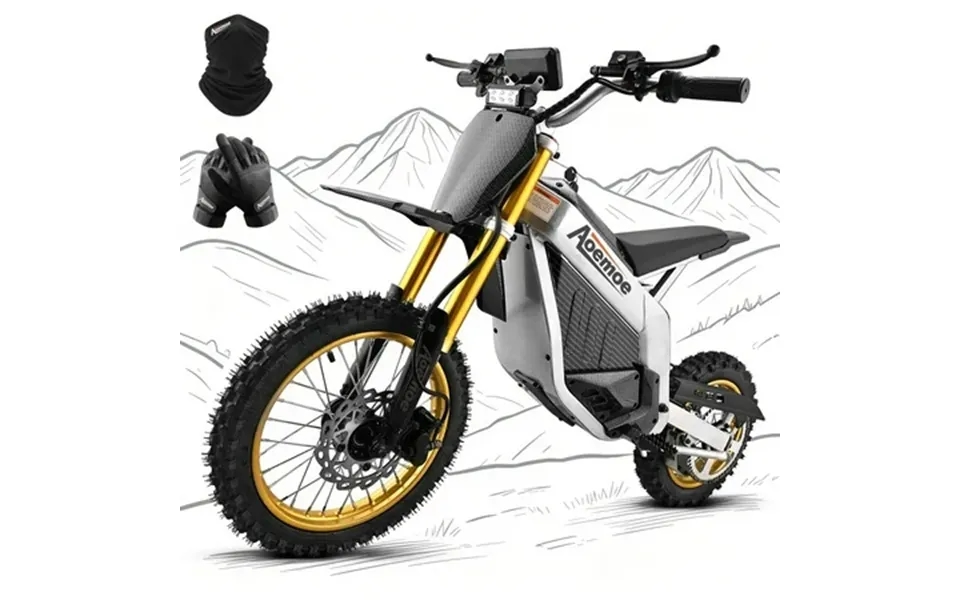 Aoemoe 48v 3000w Peak Power Electric Dirt Bike For Teens 42mph 40km Range Off-road Li-battery