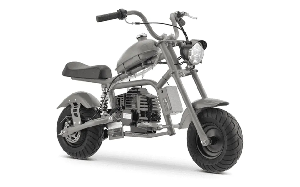 Aoemoe Gas Mini Chopper Bike Db003 Model 49.4 Cc 2-stroke Dirt Bike With Big Headlight Rear Shock Absorber Metal Frame D
