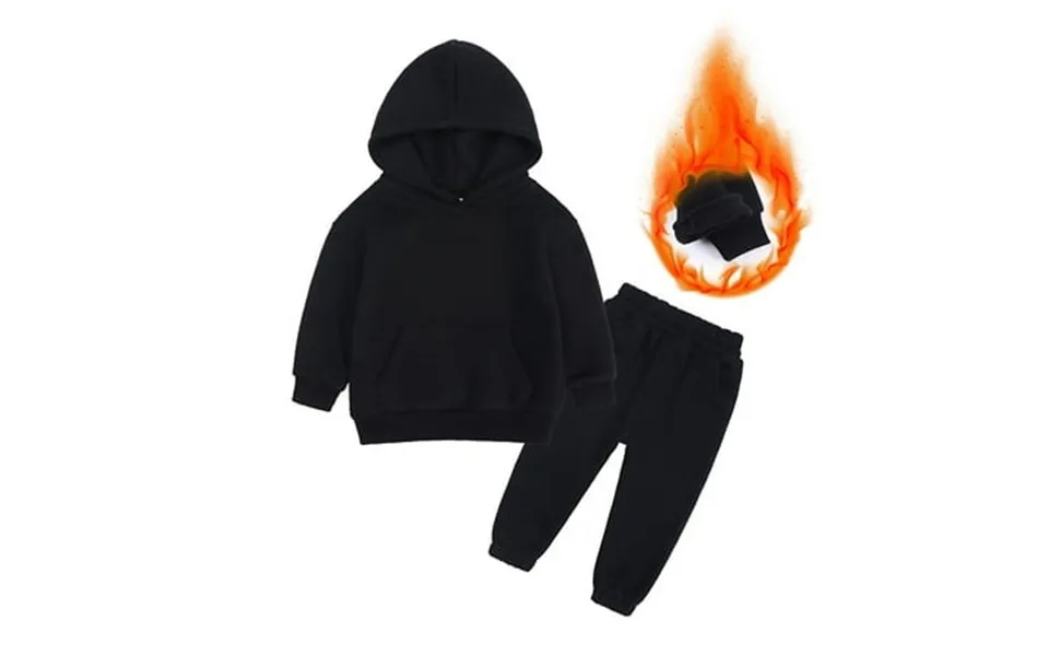 Aoochasliy Black And Friday Kid Suit 2pcs Outfits Kids Sports Tracksuits Long Sleeve Pullover Hoodies Sweatshirt And Swe