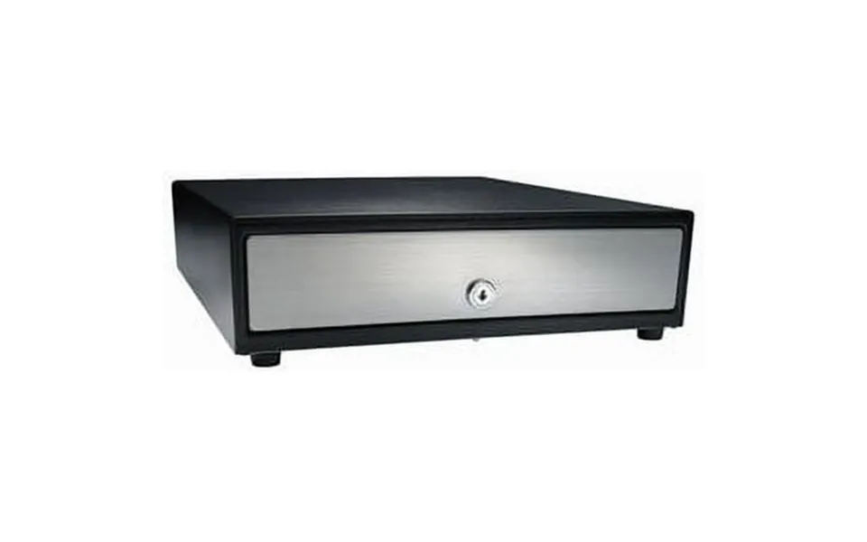 Apg Vasario Series Standard-duty Cash Drawer Multipro 24v Black Stainless S