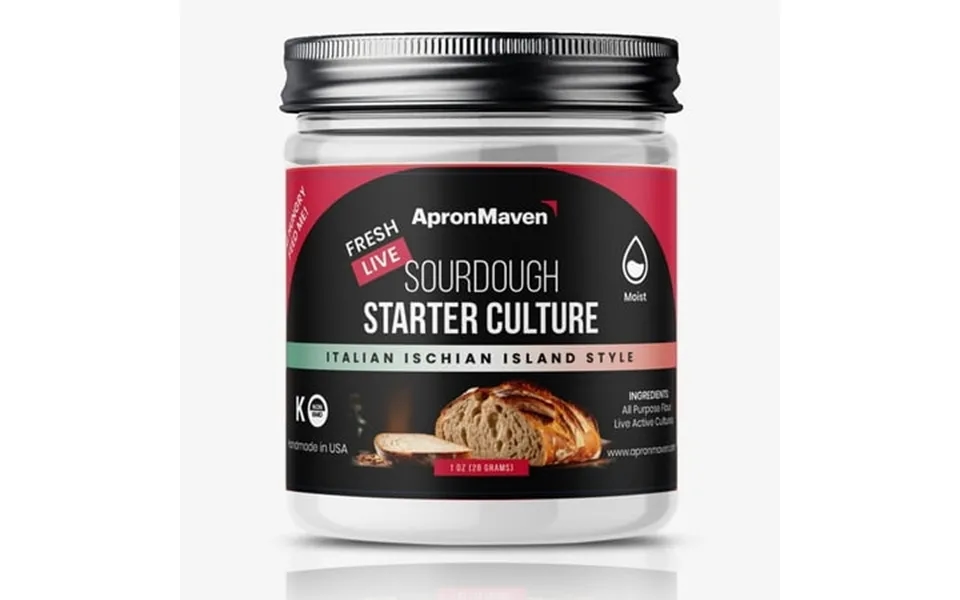 Apron Maven Premium Fresh Live Sourdough Starter Culture - 1 Oz