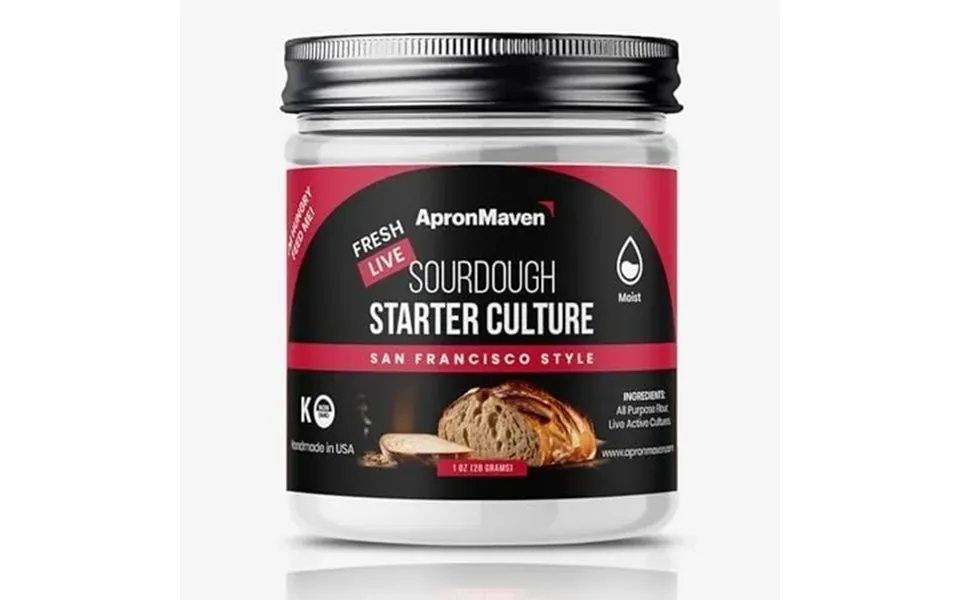 Apron Maven Sourdough Starter Culture - Chewy Tangy San Francisco Style