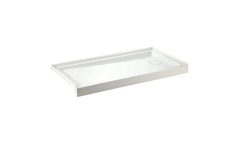 Aqua Eden Vtsb60325r Dominica 60 X 32 Single Threshold Shower Base With Right Drain Hole White