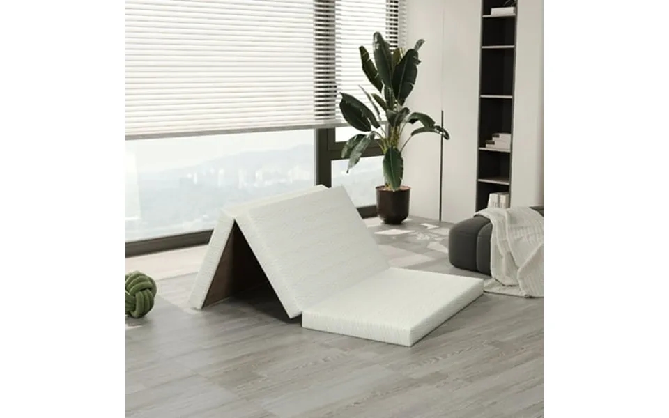 Arctus 3 Inch Twin Xl Folding Mattress Topper Tri-fold Gel Memory Foam Mattress Topper Gust Mat