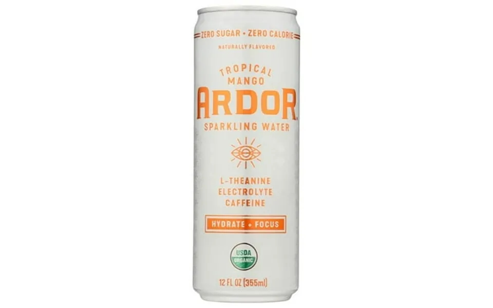 Ardor Organic Khch02203597 12 Fl Oz Tropical Mango Sparkling Water