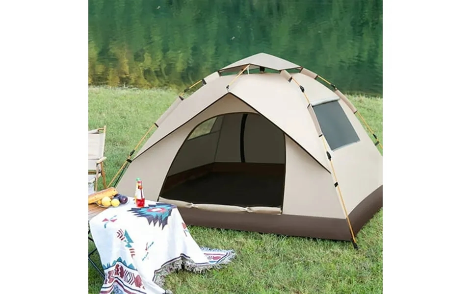 Arghm Automatic Tent 82.67x59.05x49.21in Quick Open Free Set Up Thickened Wind Rain And Sun Tent For 2-3 People
