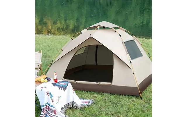Arghm Automatic Tent 82.67x59.05x49.21in Quick Open Free Set Up Thickened Wind Rain And Sun Tent For 2-3 People product image