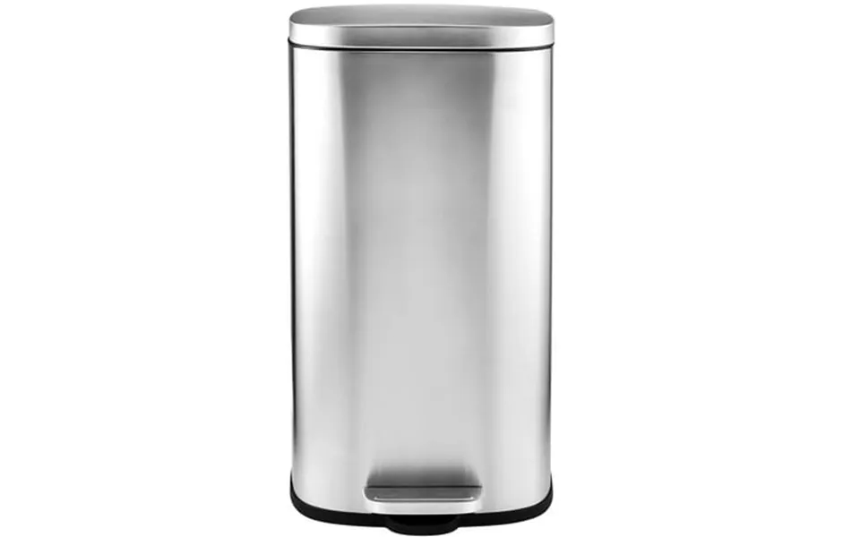 Arlopu 50l 13.2 Gallon Step Trash Can Rectangular Stainless Steel Kitchen Garbage Bin With Pp Buckets & Lid