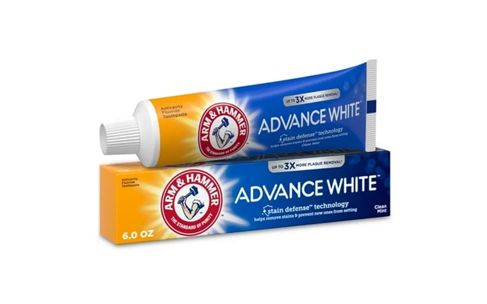 Arm & Hammer Advanced White Extreme Whitening Toothpaste Fluoride Toothpaste Clean Mint 6 Oz