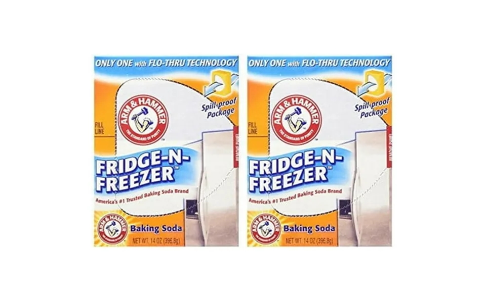 Arm & Hammer Baking Soda Fridge-n-freezer Pack Odor Absorber 14 Oz - 2 Pack