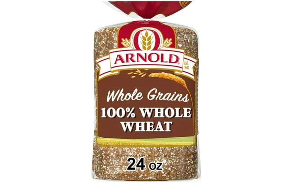 Arnold Whole Grains 100% Whole Wheat Bread 24 Oz Soft Sliced Loaf Pack Of 2