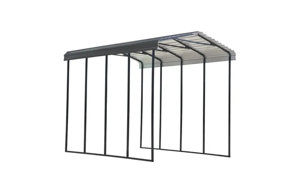 Arrow Carports Galvanized Steel Carport Rv Metal Carport Kit 14 X 20 X 14 Charcoal