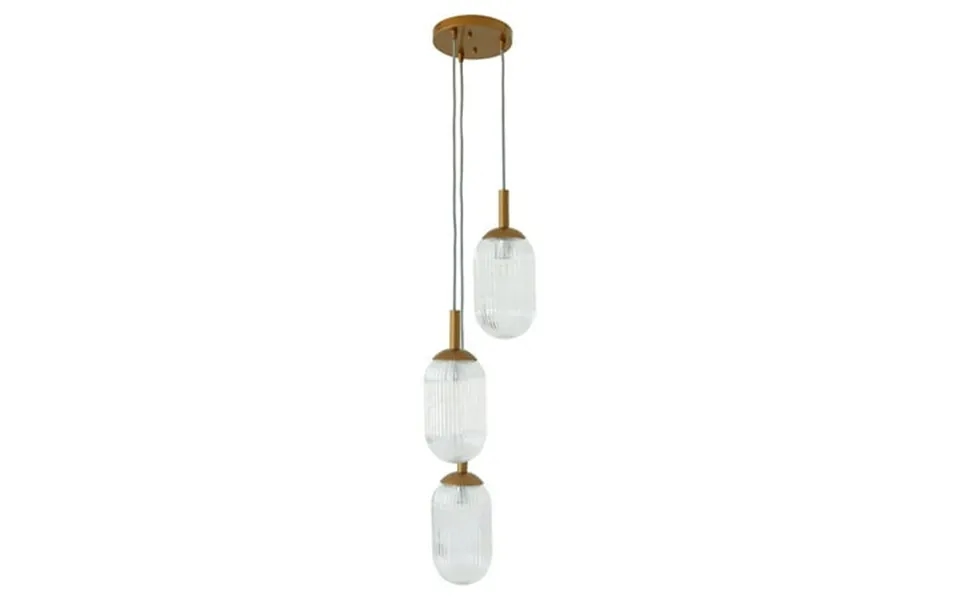 Ashcroft Furniture Gala Pendant Lamp - Bronze And Clear