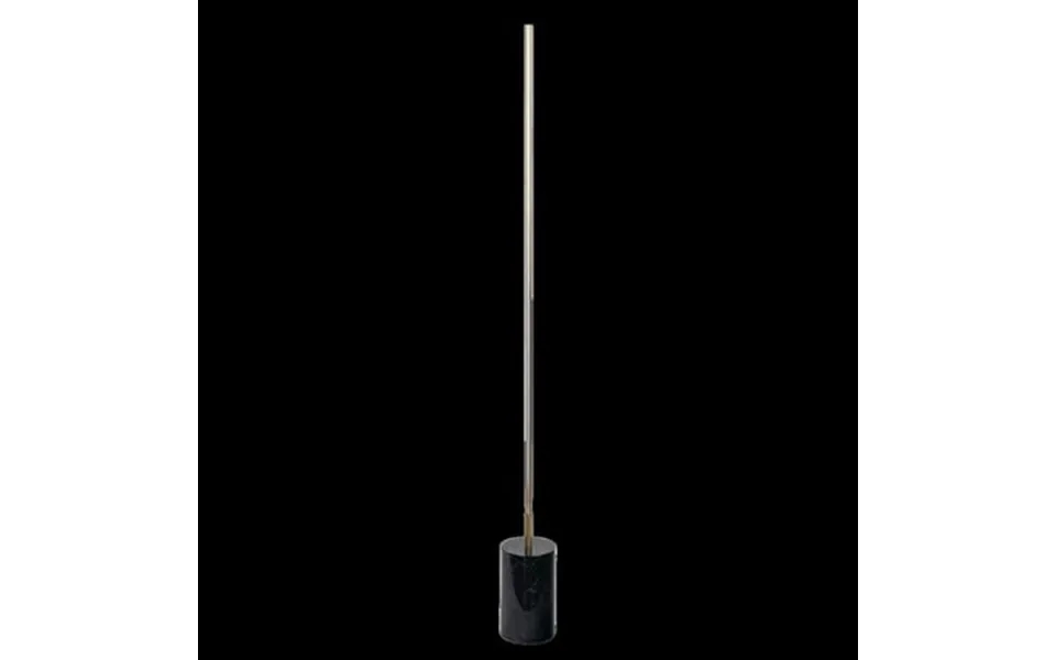 Ashcroft Furniture Prism Brassed Gold Led Floor Lamp With On Off Switch Faux Marble Base