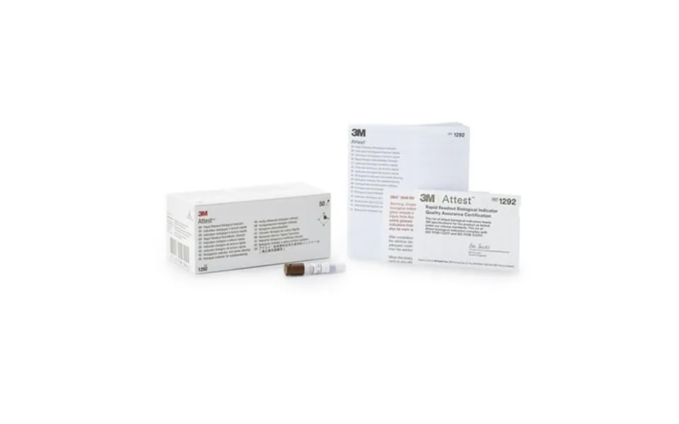Attest Rapid Readout Sterilization Biological Indicator Vial Steam Compatibility 1292 200 Ct