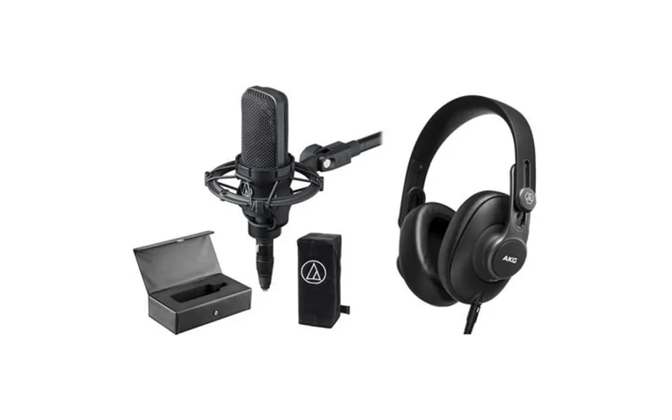 Audio Technica At4033a Condenser Microphone Mic Shockmount Akg Headphones