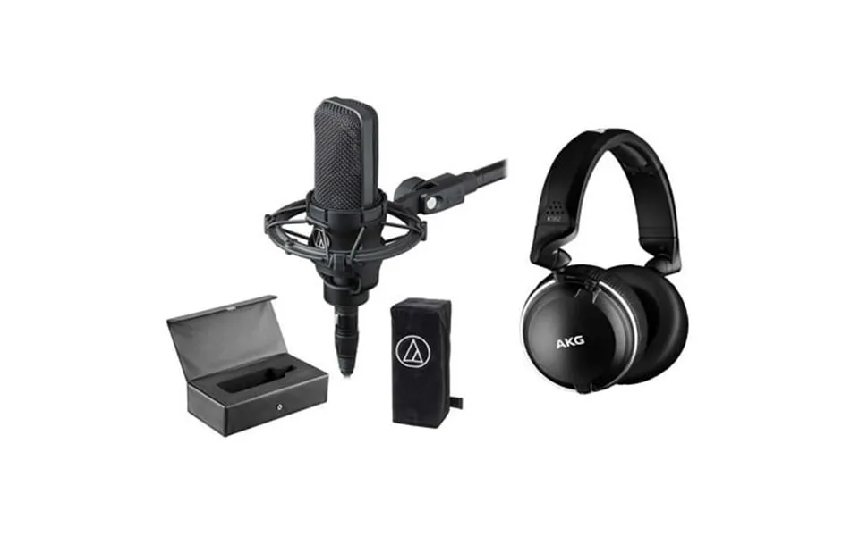 Audio Technica At4033a Condenser Microphone Mic Shockmount Akg Headphones