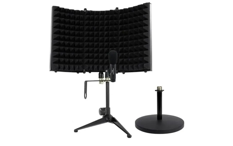 Audio Technica Pro37 Diaphragm Condenser Microphone Pro 37 Mic Stand Iso Shield