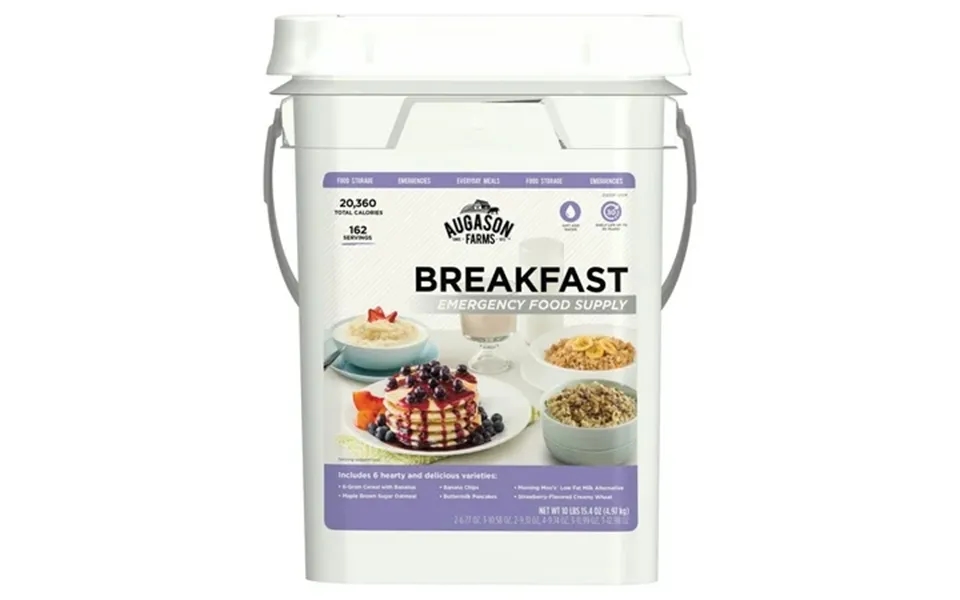 Augason Farms Breakfast Emergency Food Supply 6 Varieties