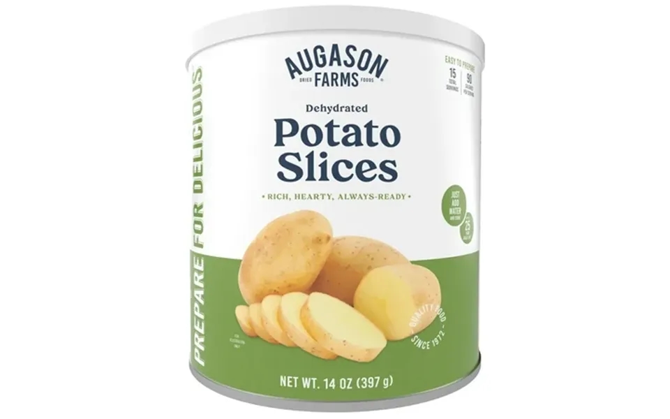 Augason Farms Dehydrated Potato Slices Can Emergency Food Supply Everyday Meals 15 Servings