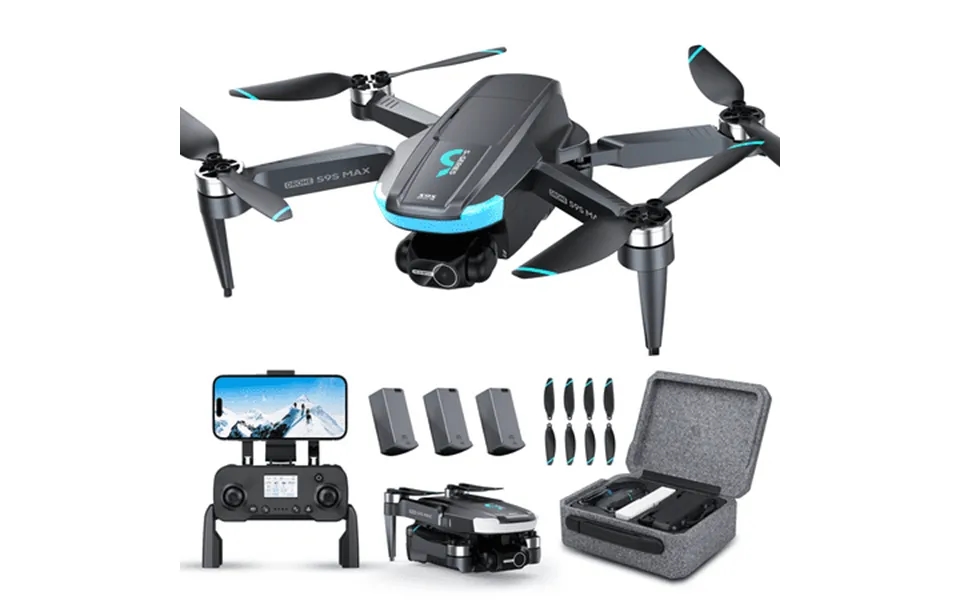 Auoshi 2 Axis Gimbal Drones With 4k Eis Camera For Adults Beginner S9s Fpv Rc Quadcopter 65-min Flight Time Optical Flow