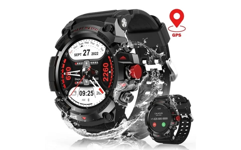 Auoshi Outdoor Gps Smart Watch For Men Bluetooth Call 1.39 Hd Screen 100 Sports Modes Long Battery Life Ip67 Waterproof