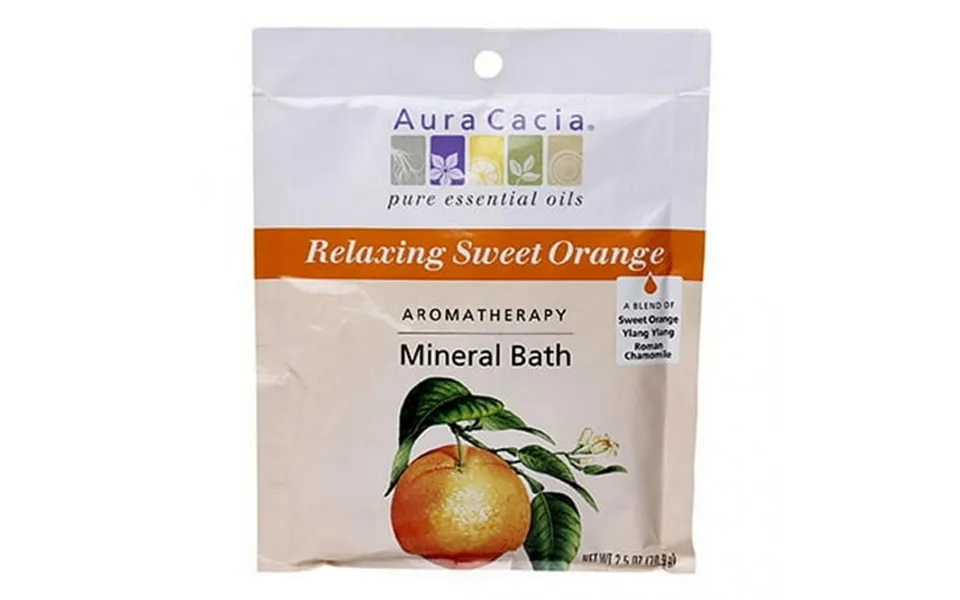 Aura Cacia Aromatherapy Mineral Bath Relaxing Sweet Orange - 2