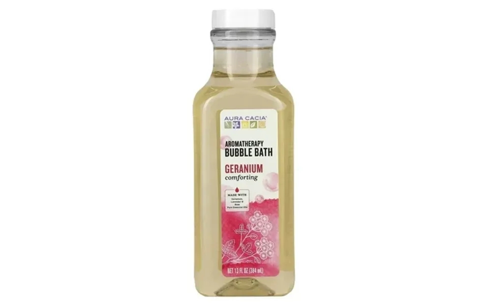Aura Cacia Comforting Geranium Bubble Bath 13 Fl Oz