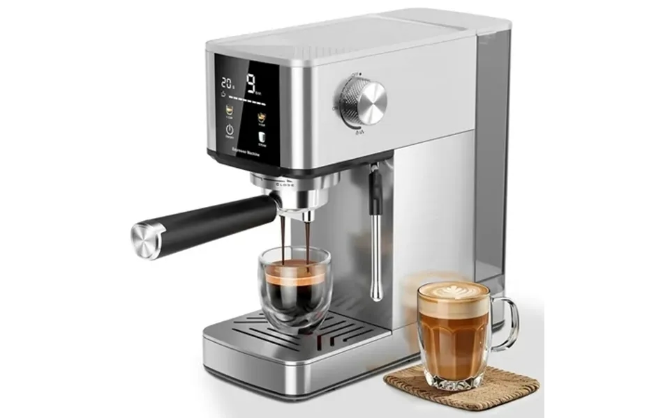 Auseo 20 Bar Coffee Maker With Color Touchscreen Espresso Machine With Milk Frother Steam Wand 1