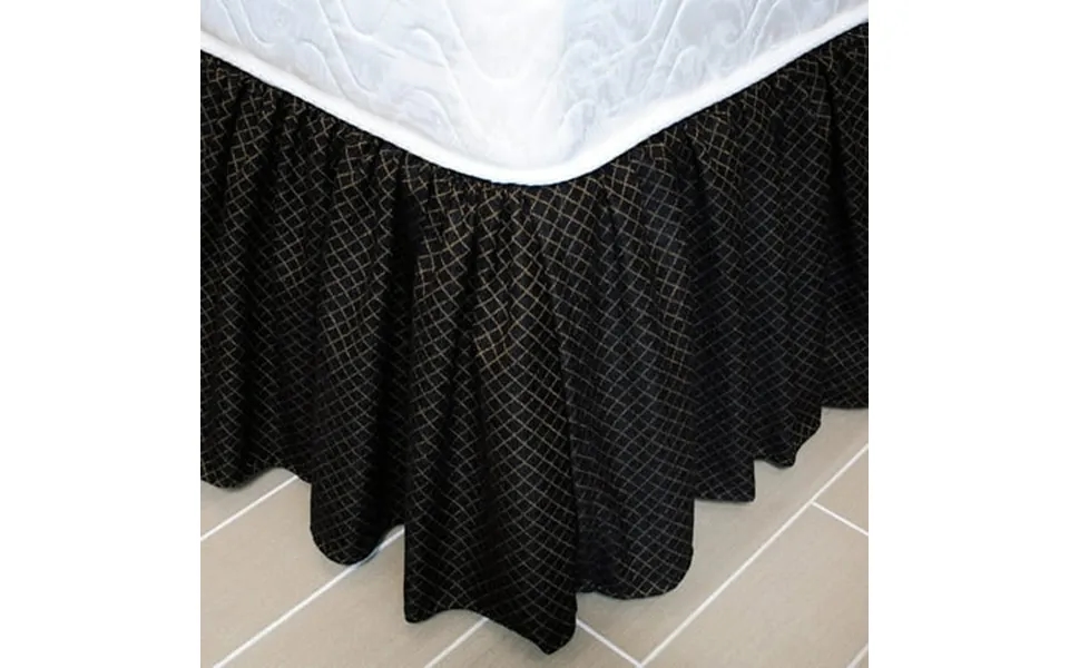 Austin Horn Classics Lismore Black Luxury Bed Skirt Queen