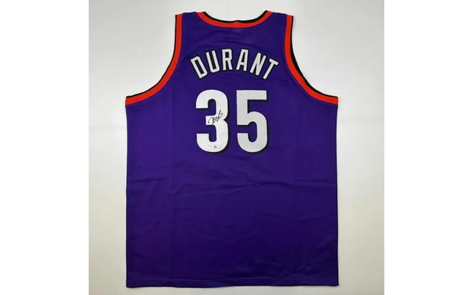 Autographed Signed Kevin Durant Phoenix Purple Basketball Jersey Beckett Bas Coa