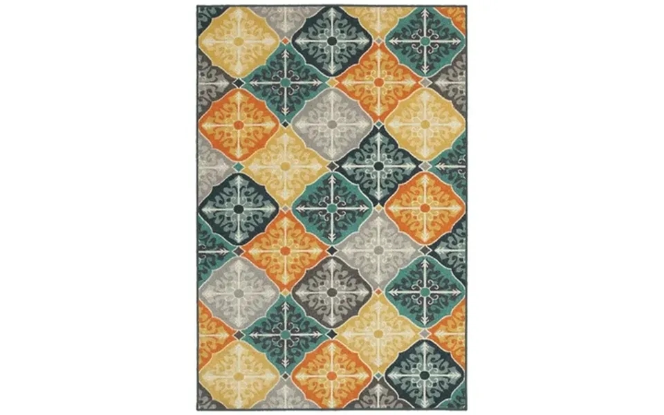 Avalon Home Hoffman Panel Indoor Outdoor Mixed Textured Area Rug