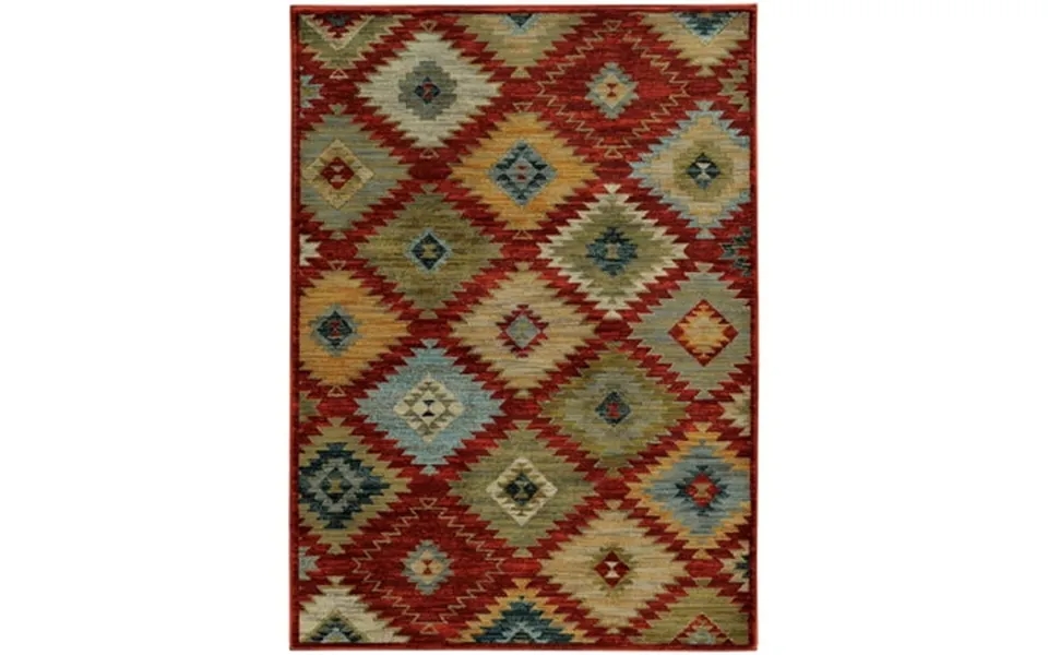Avalon Home Sadie Southwestern Transitional Area Rug Red