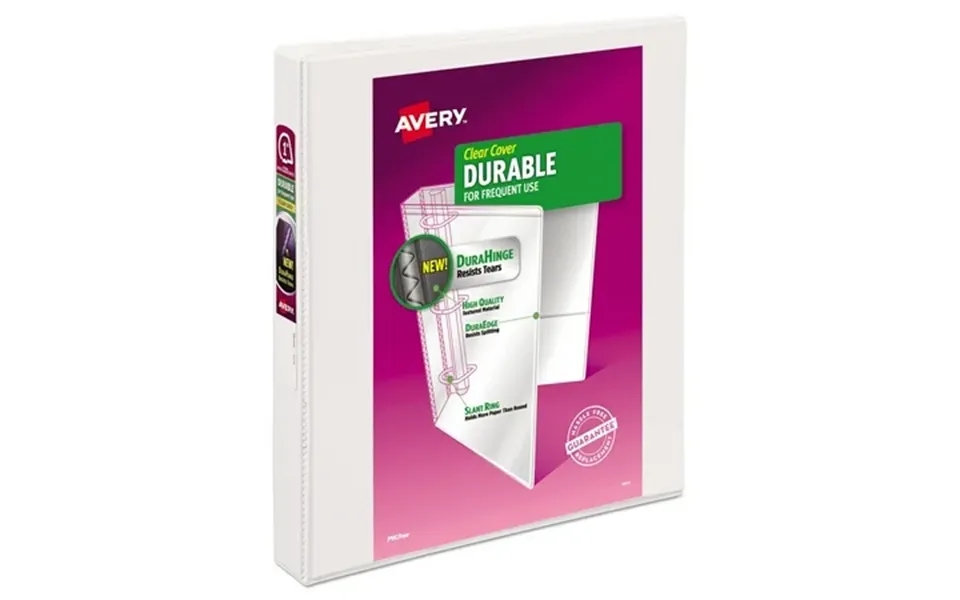 Avery Durable View Binder With Durahinge And Slant Rings 3 Rings 1 Capacity 11 X 8