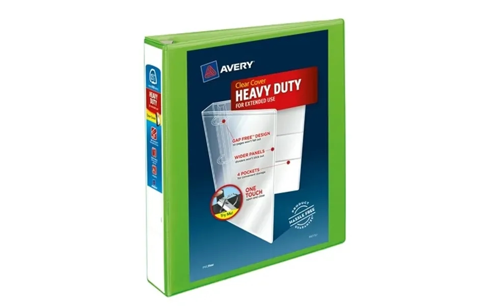 Avery Heavy-duty View 3 Ring Binder 1.5 Ezd Rings Chartreuse