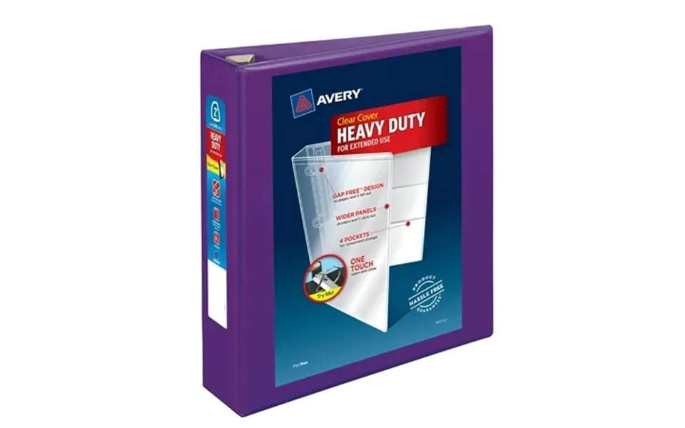 Avery Heavy-duty View Binder 2 Ezd Rings 1 Purple Binder 79777