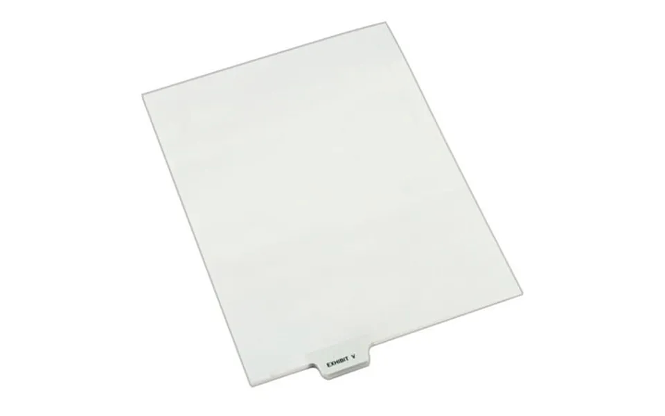 Avery-style Preprinted Legal Bottom Tab Dividers 26-tab Exhibit V 25pk 12395
