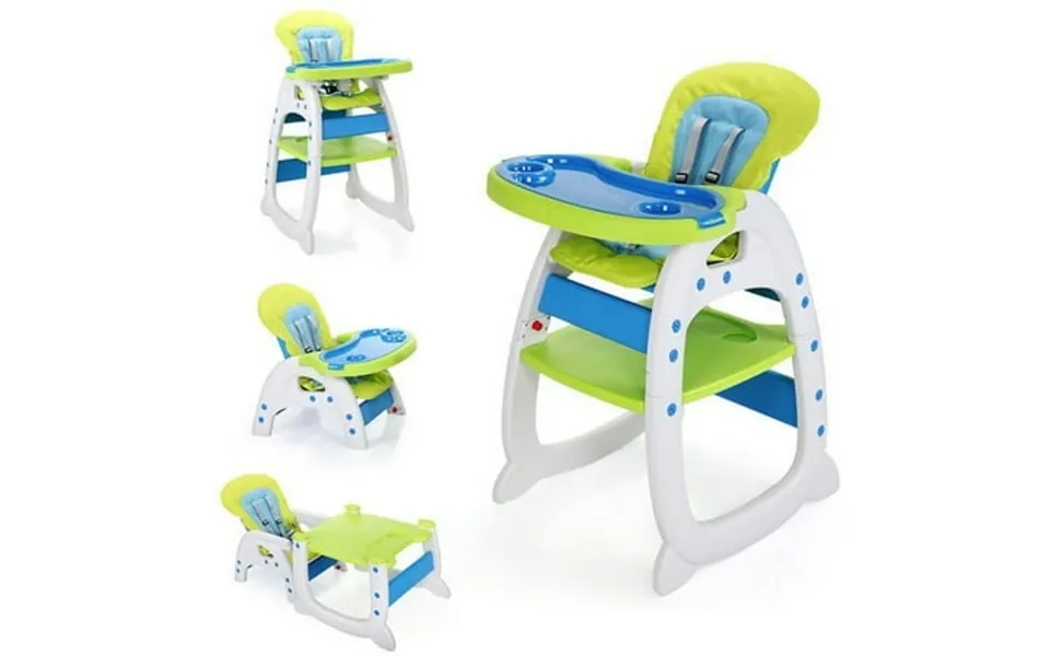 B-toys 3 In 1 Baby High Chair Convertible High Chairs For Babies And Toddlers Baby Chair With Tray 3 Position Adjustment