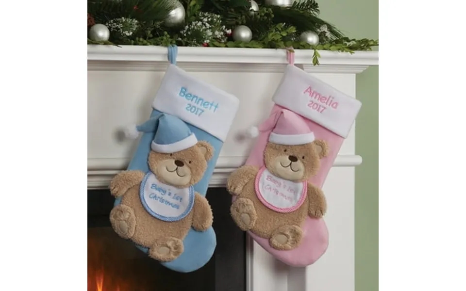 Baby Boy S Or Girl S 1st Christmas Personalized Stocking