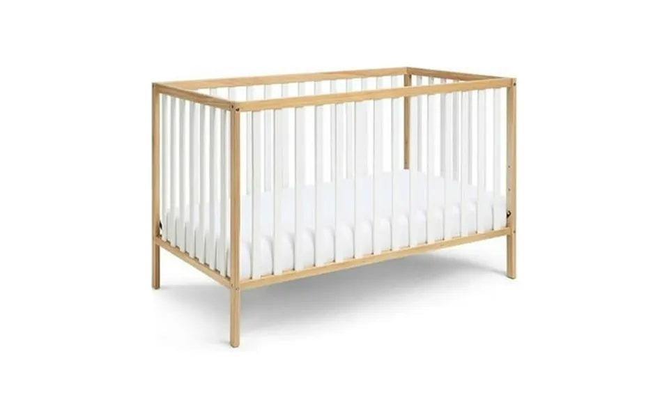 Baby Cache Deux Remi Island Crib Natural & White