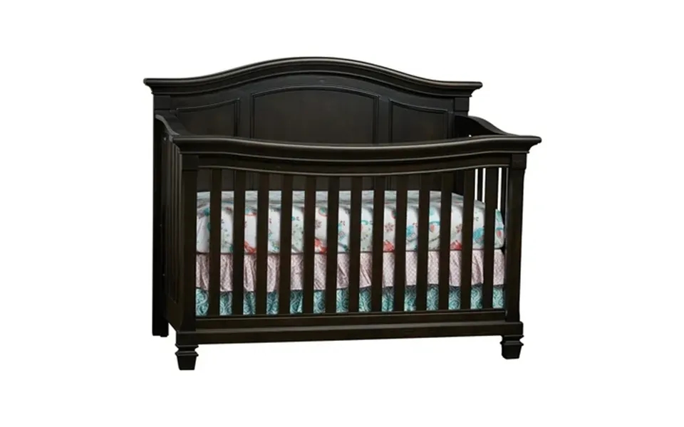 Baby Cache Glendale 4-in-1 Crib In Charcoal Brown