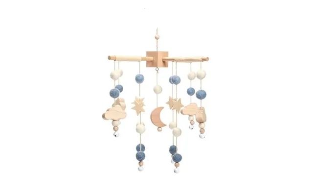 Baby Crib Mobile - Hbm Blue Moon Baby Mobile Nursery Mobile Bed Bell With Music product image
